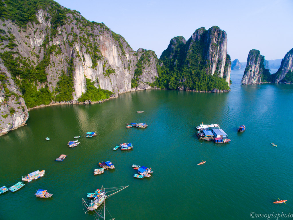 Ha Long Bay - Kong: Skull Island movie scene seen from above