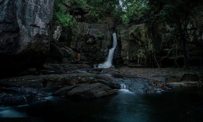 Thay Tu Waterfall is located deep in the park. Photo by VnExpress/Nguyen Anh Tien