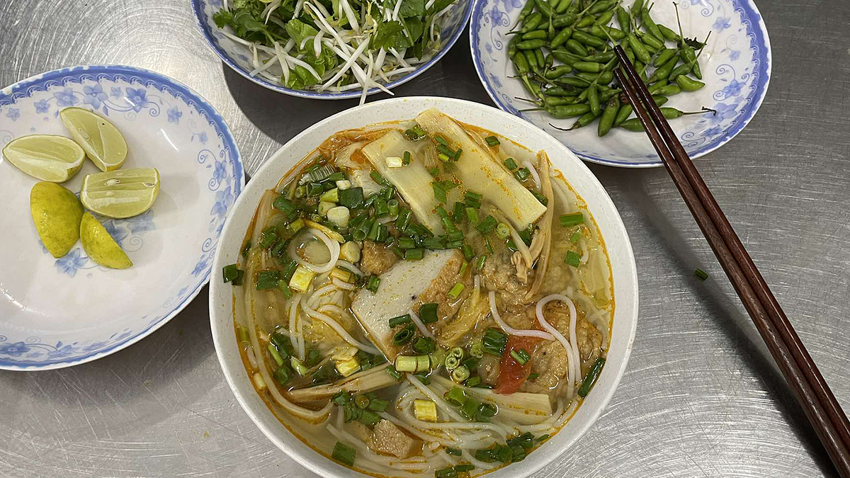 bún chả cá Đà Nẵng