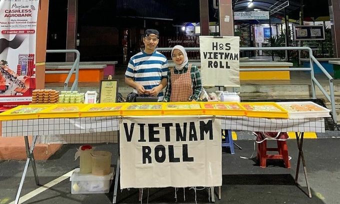 越南新鲜春卷在马来西亚走红 越南新鲜春卷在马来西亚走红