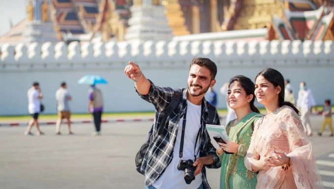 Khách quốc tế đến Thái Lan du lịch. Ảnh: National