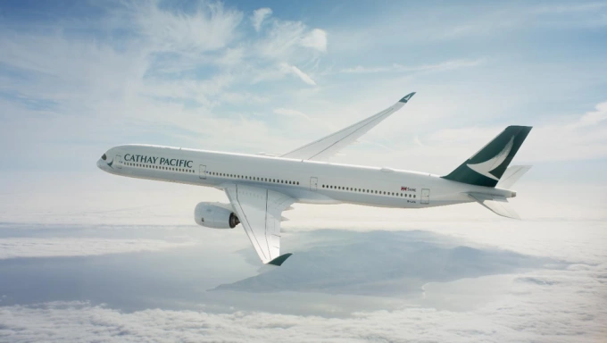 Dòng máy bay A350-1000 của Cathay Pacific. Ảnh: Cathay Pacific