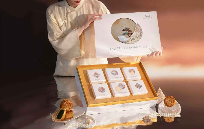 Bộ sưu tập bánh Trung thu cao cấp Nguyệt Vũ Đoàn Viên của Mường Thanh. Ảnh: Tập đoàn Mường Thanh