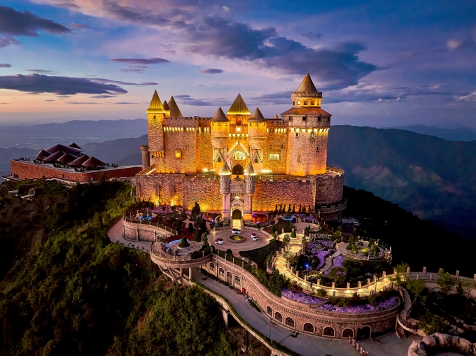 Lâu đài Mặt trăng tại Bà Nà Hills. Ảnh: Sun World Ba Na Hills