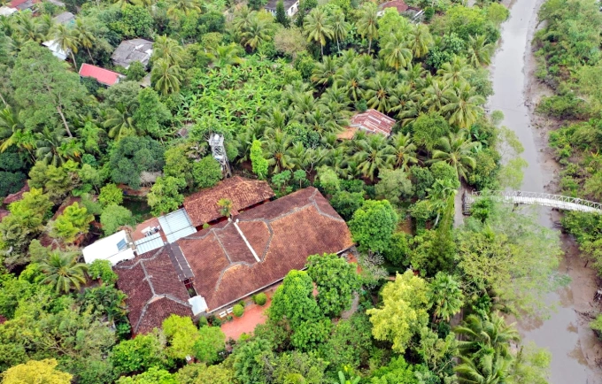 Một góc làng cổ nhìn từ trên cao. Ảnh: Sao Biển