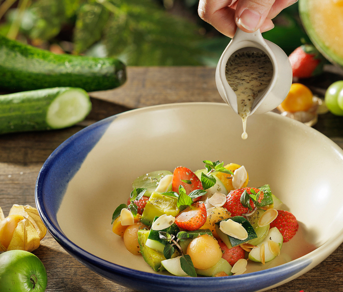 Món salad tại nhà hàng Hum. Ảnh: Hum dining