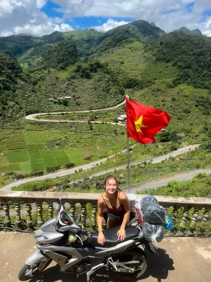 Sofia ở Hà Giang. Ảnh: NVCC