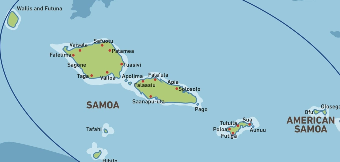 Sau khi đổi múi giờ Samoa và American Samoa tu