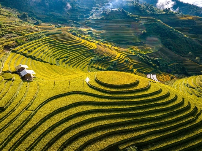 Hình ảnh đẹp và vắng vẻ ở đồi Mâm Xôi ngày 4/10. Ảnh: