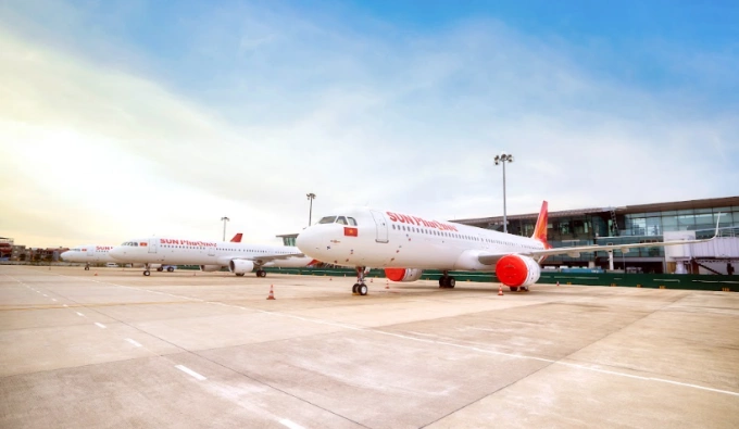 Các tàu bay của Sun PhuQuoc Airways. Ảnh: Sun Group