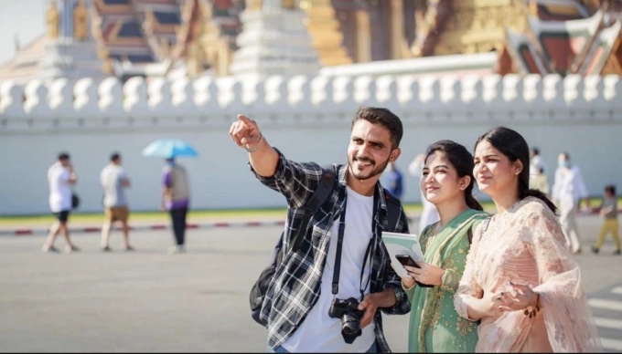 Khách quốc tế đến Thái Lan du lịch. Ảnh: National