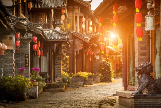 Lệ Giang mùa thu. Ảnh: Discover Bejing tours