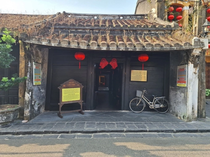 Mặt tiền nhà cổ Quân Thắng. Ảnh: Nguyễn Tâm Hùng