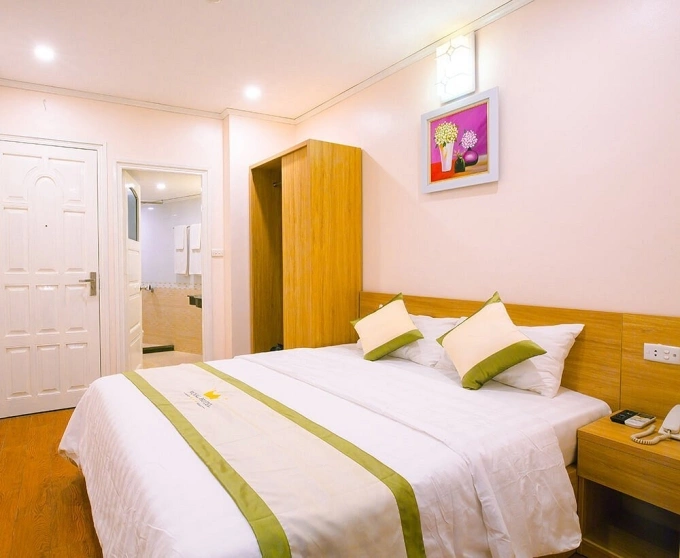 Bên trong khách sạn ở Hàng Cháo. Ảnh: Tripadvisor