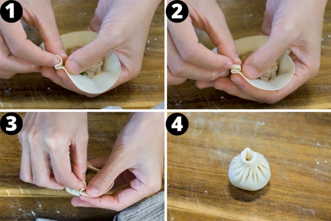 Ý nghĩa nếp gấp của các món dim sum Bí mật số lượng nếp gấp các món ăn trong bữa dim sum - 2