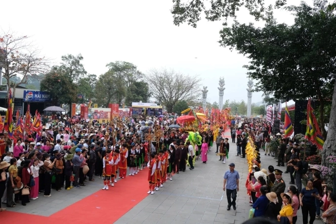 Phú Thọ đẩy mạnh quy hoạch di tích quốc gia Lễ hội Tây Thiên. Ảnh: Trần Kiên