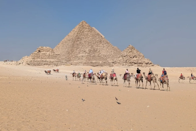 Omar bắt đầu chuyến đi từ Ai Cập vào cuối năm ngoái. Ảnh: CNN