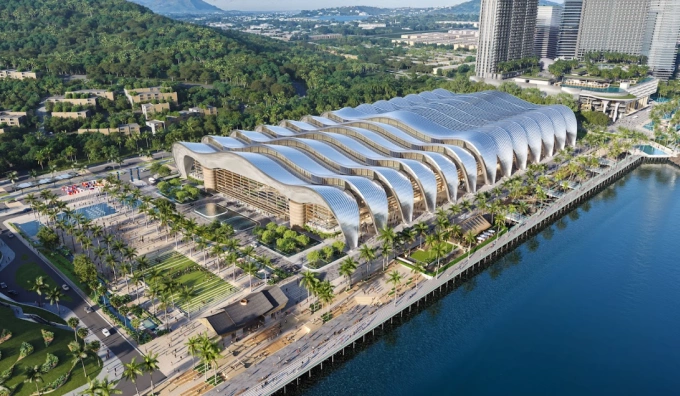 Khu tổ hợp đa chức năng phục vụ APEC 2027 sẽ làm nên diện mạo mới cho tương lai Phú Quốc. Ảnh: Sun Group