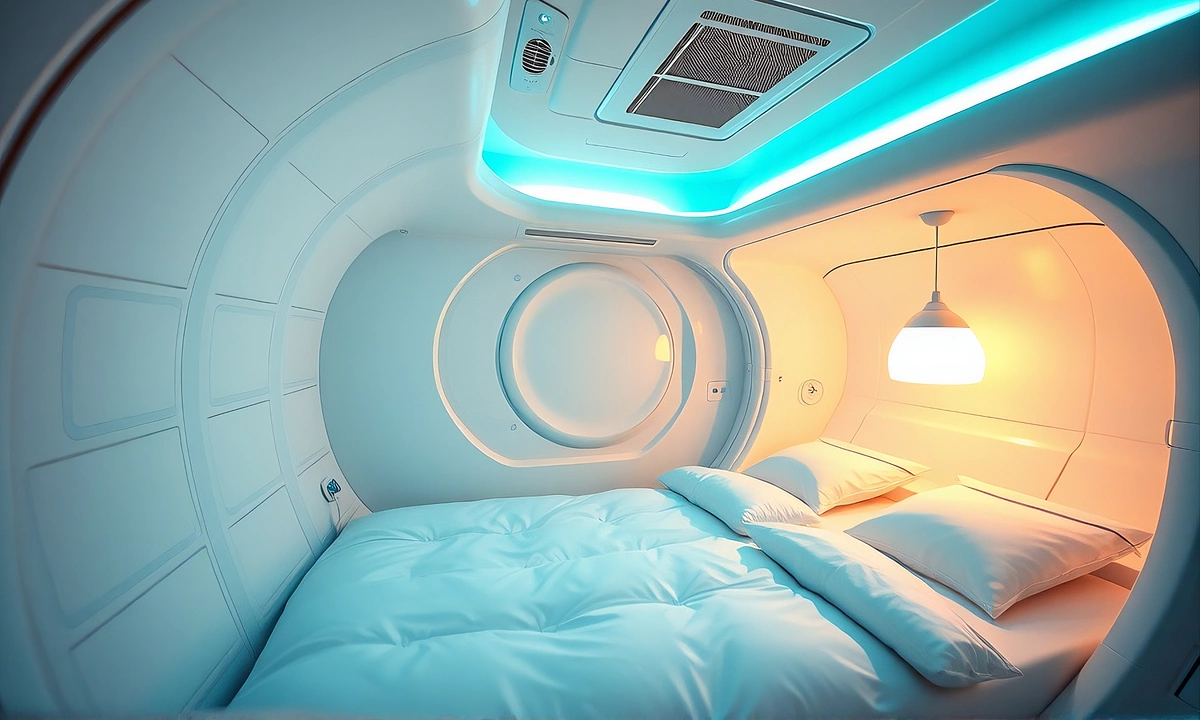 Hộp ngủ 'như đến từ tương lai' tại sân bay Trung Quốc